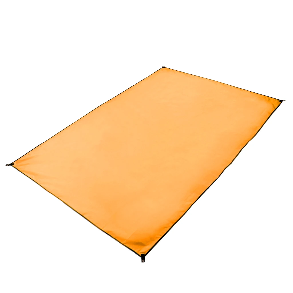 210x150cm Orange Водонепроницаемый туристический тент муха брезент следа наземный лист пляжный коврик для пикника для мужчин и женщин Спорт на открытом воздухе аксессуары - Цвет: 210x150cm Orange