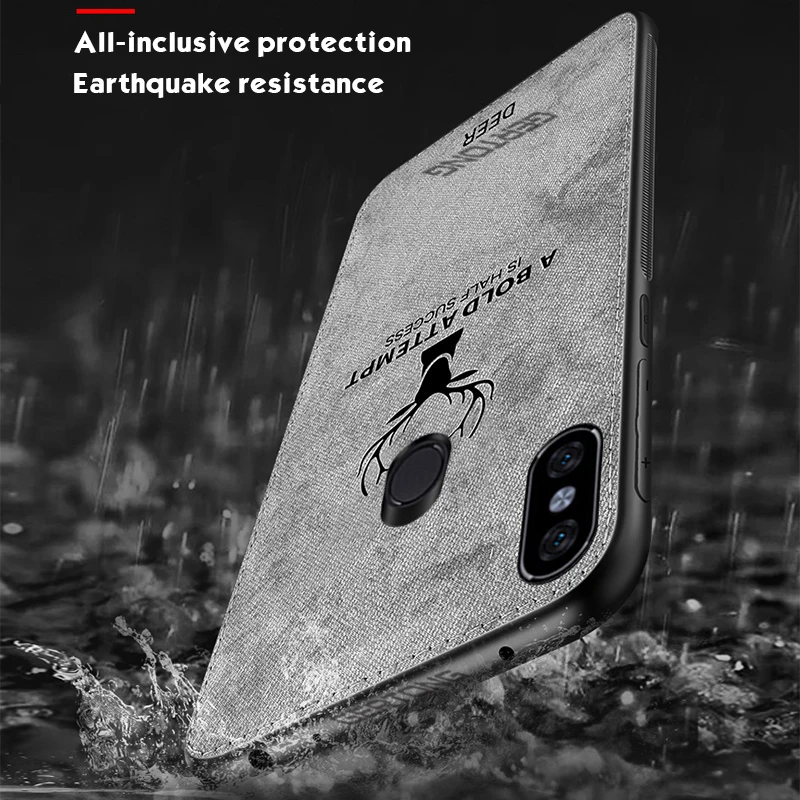 

Cloth Phone Case For Xiaomi Redmi 6A 5A 5 Plus Note 5 6 Pro Luxury Cover Cases For Xiaomi Mi Pocophone F1 8 A2 A1 Lite Max 3 Mi8