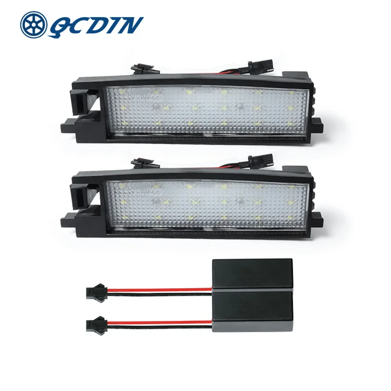 Светодиодная лампа для номерного знака QCDIN 12 в 6000K TOYOTA Spade NZE18 ZRE18 Auris ACA3 ACE ALA3 GSA3 ZSA3