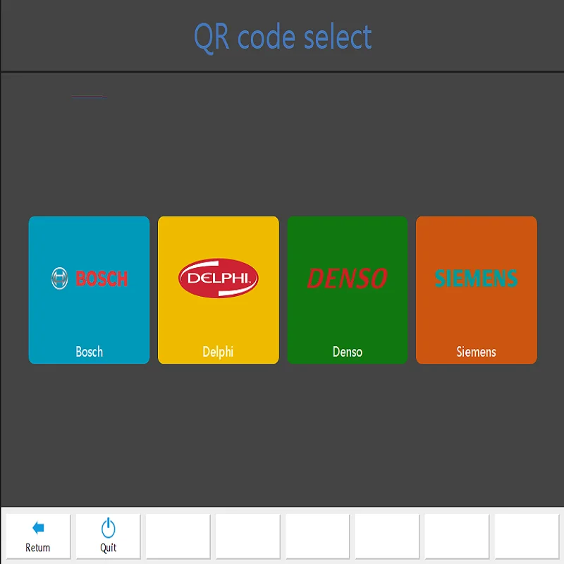 Qr код кодирования IQA для инжектора common rail|system| |