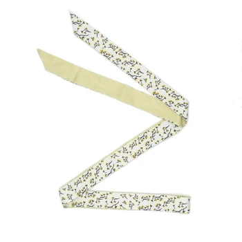 

63" Women's Long Silk Head Scarfs Long Narrow Handle Bags Ribbons Skinny Scarves Headband Scarf Purse Scarf Neck Ribbon Scarfs