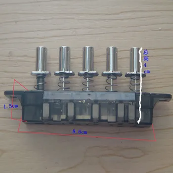 

MQ165 3-Interlock 1-Reset 1-Latching 5 Keys Switch 250VAC 4A for Kitchen Hood