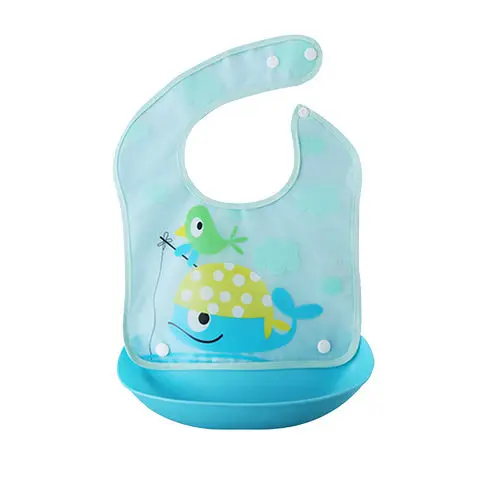 1 piece v Хлопковый детский нагрудник для девочек и мальчиков с милым мультяшным принтом; водонепроницаемый детский нагрудник для кормления; Одежда для новорожденных; фартук; От 0 до 3 лет - Цвет: 1 piece v