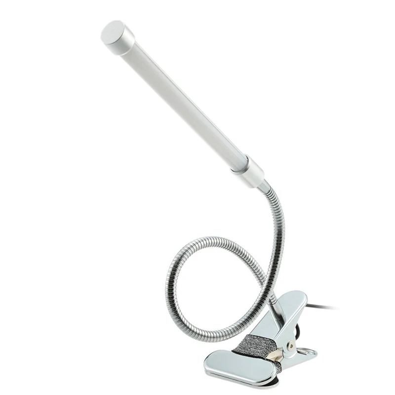 10W 36 LEDs 10-level Dimmable Eye Protection LED Adjustable Clamp Clip Light Table Desk Reading Lamp 3 Lighting Colors USB Power