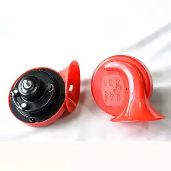 

Low price 1 Pair High and Low Electric Car Horn Snail Whistle Horn 12v Universal