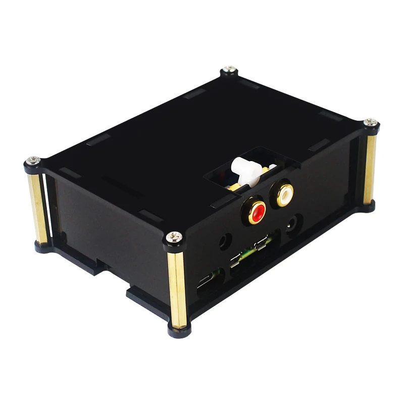 Raspberry Pi 4 Модель B PiFi DAC+ V2.0 звуковая карта акриловый корпус аудио Плата коробка оболочка для Raspberry Pi 4 DIFI DAC удлинитель