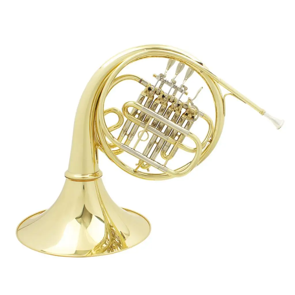 Durable Gold-plating French Horn Mouthpiece Mouth Brass Instrument Accessory