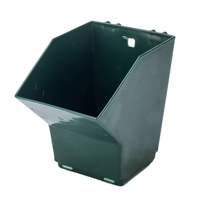 48pcs dark green 1-48 шт трехмерный Вертикальный зеленый Растительный горшок настенный подвесной цветочный горшок многослойный комбинированный балкон бонсай садовый декор - Цвет: 48pcs dark green
