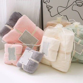 

Fast Dry Hair Bathrobe Towel For Man Adult Microfibre Towel Sport Fashion Table High Quality Bath Towels Bathroom Shower JJ50MJ