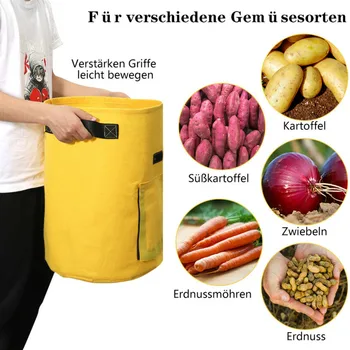 

home garden Plant Growth Bag Potato greenhouse Vegetable Planting Bag Moisturizing jardin Vertical Garden Grow Bag seedling pot