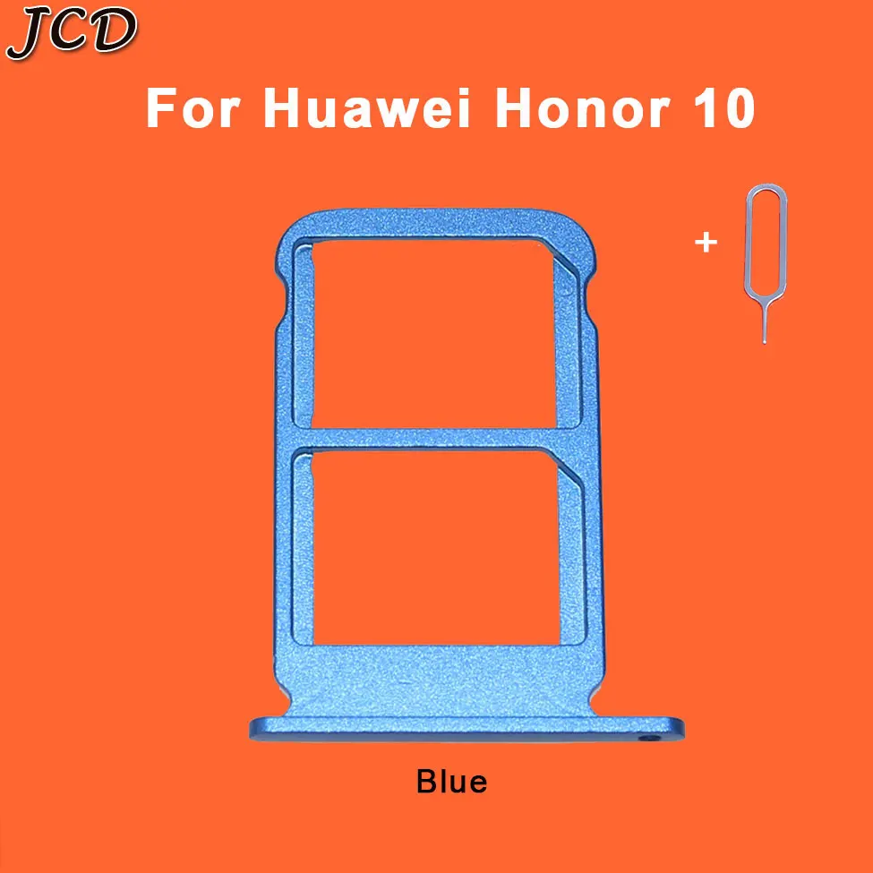 JCD для huawei Honor 10 Honor10SIM держатель для карт Слот Лоток контейнер запасные части Ремонт Запчасти+ взять извлечение сим-карты инструмент