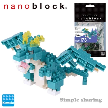 

Kawada Nanoblock NBC-173 Dragon micro-sized building blocks Mini Bricks 140 Pieces 3D Great Gift toys for children