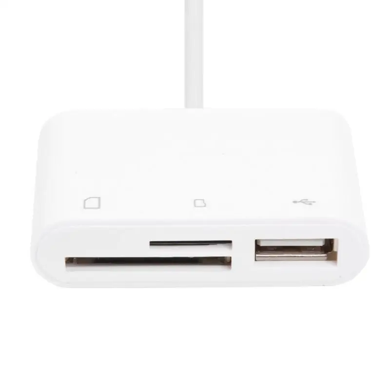 3 в 1 TF/карта памяти/USB2.0 подключение камеры 8 Pin кабель синхронизации данных подключи и играй мобильный копия изображения/видео для iPhone