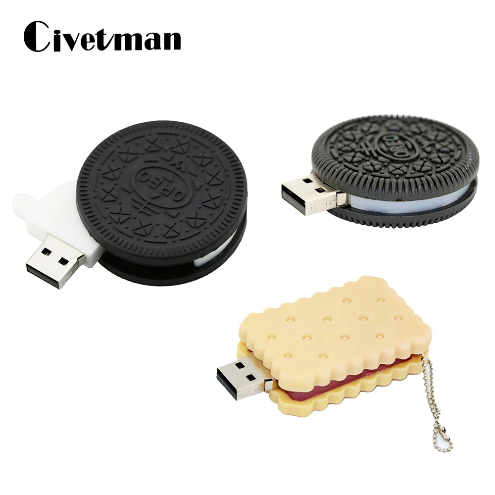 Флеш накопитель с Oreo модель печенья USB флэш 256 ГБ 8 Гб оперативной памяти 16