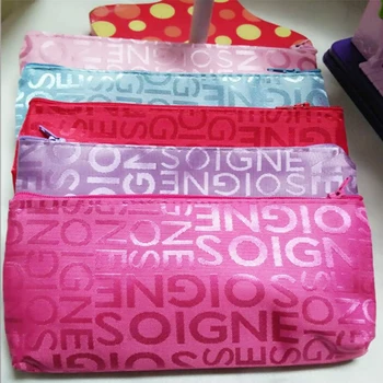 

Women Portable Cosmetic Bag Fashion Beauty Zipper Travel Make Up Bag Letter Makeup Case Pouch Toiletry Organizer Wash Holder