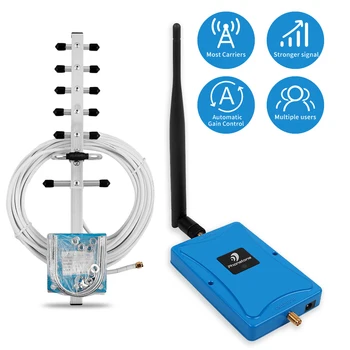 

4g lte signal booster dcs 1800 mhz repeater gsm 4g mobile signal repeater 1800mhz cellular signal amplifier Band 3 Yagi Antennas