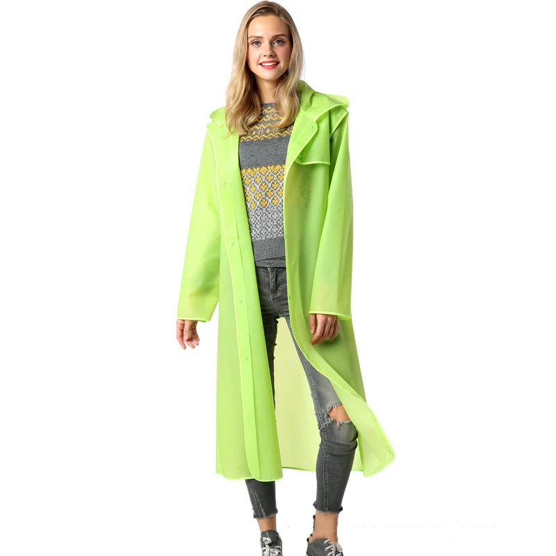 

LANMREM 2020 New Spring And Summer Female Male Same Styles Hooded With Hat Raincoat Good Quality WD24205XXL