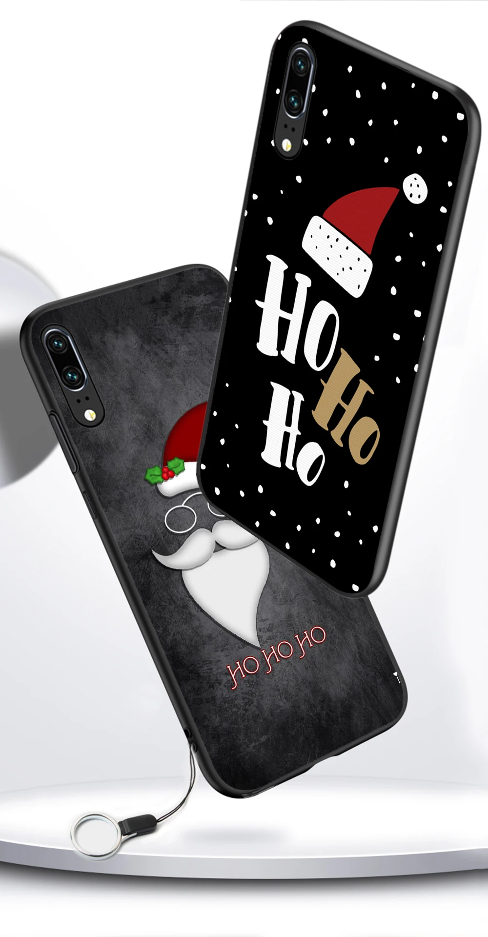 Санта Клаус Рождественская силиконовая мягкая чехол для Huawei P8 P9 P10 P20 P30 Lite Pro P Smart Z Plus