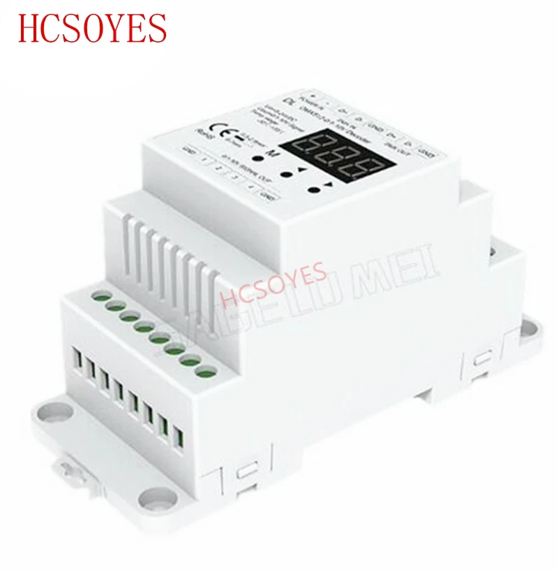 DL 4 канальный декодер DMX512 до 1 10 В/0 В Φ вход 4CH 20mA/CH 10V PWM DMX декодер|Контролеры RGB| |