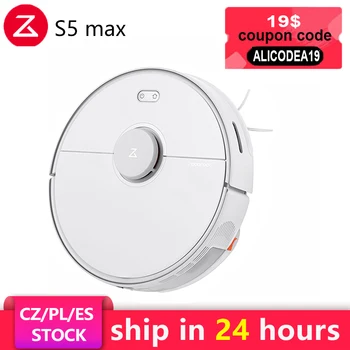 

Roborock S5 MAX Robot Vacuum Cleaner XIAOMI MIJIA Robot With WIFI APP For Home Update S50 S55 Smart Planned Washing Mopping 2Kpa