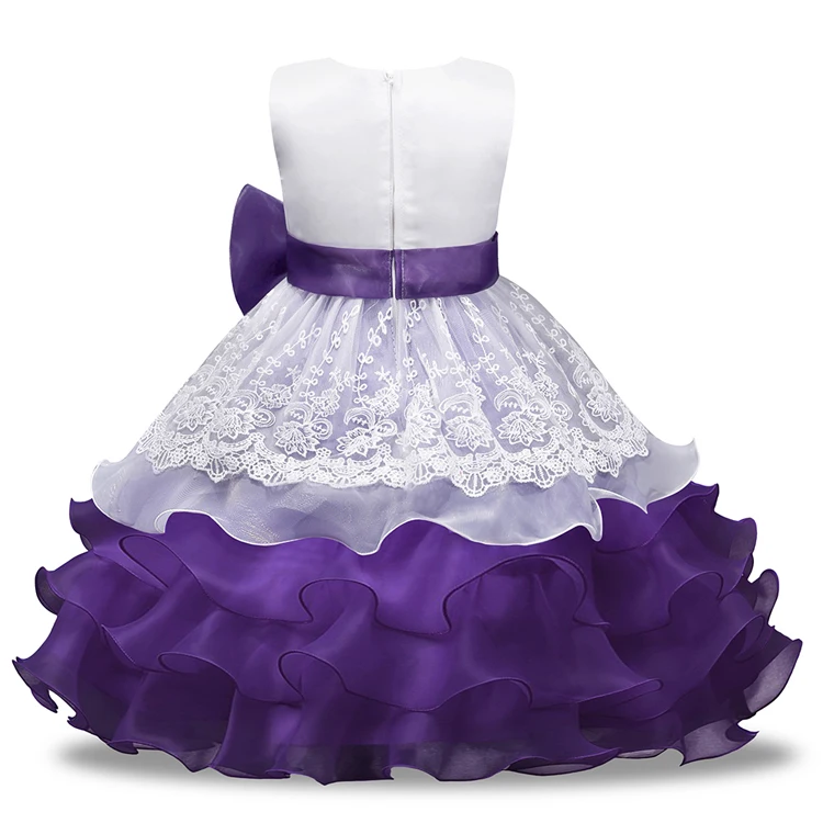 3-8 Years Children Princess Clothing Summer Girls Dress Sleeveless Bowknot Dresses Formal Wedding Dress 5 Colors for Girl Dress