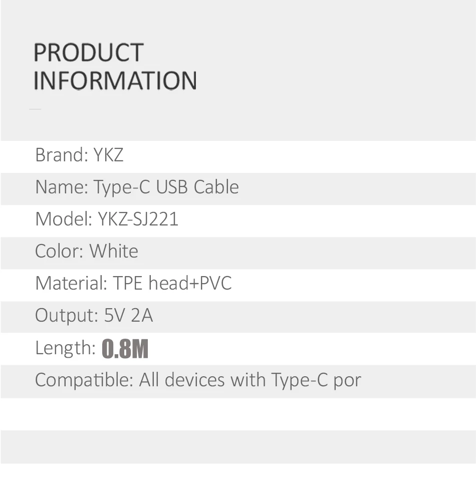 Usb type C кабель YKZ Быстрая зарядка 3,0 QC3.0 Быстрая зарядка USB-C кабель провод для Samsung S10 S9 huawei P30 P20 Oneplus 7 Pro провод