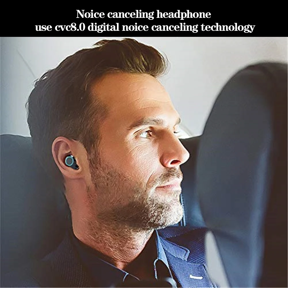 G02 TWS 5,0 Bluetooth 9D стерео наушники беспроводные наушники IPX7 водонепроницаемые наушники 3300 мАч светодиодный умный внешний аккумулятор держатель для телефона