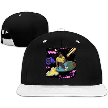 

TSDFCMigos-Rocket Music Band Logo Hip Hop Basic Baseball Cap White Adjustable Plain Hat