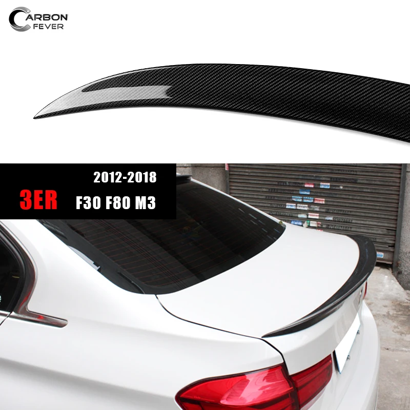 Genuine Carbon Fiber Car Spoiler Wing For Bmw 3 Series F30 Sedan F80(m3