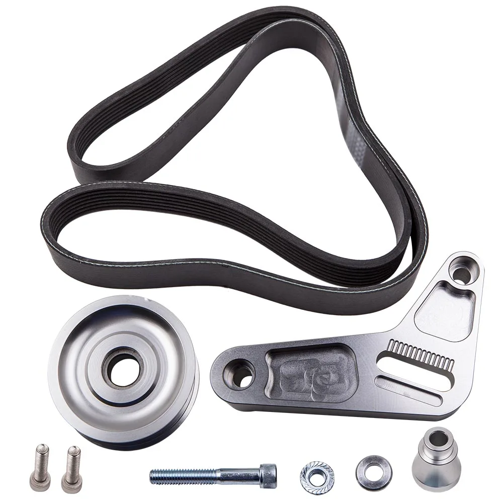 Tuned Adjustable Ep3 Pulley Kit With Belt For K20z1 K20z3 Ek Ef Dc Eg