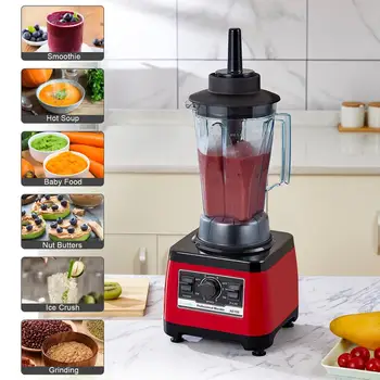 BioloMix【7 Years Warranty】BPA Free Heavy Duty Commercial Grade Blender Professional Mixer Juicer Ice Smoothies Peak 2200W 2