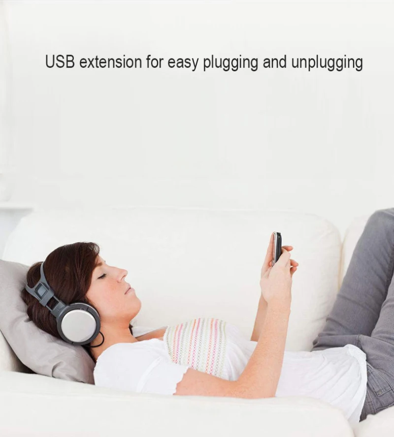 Кабель для передачи данных с разъемом «Папа-мама» медный сердечник USB2.0 кабель для передачи данных «Папа-мама» прозрачный синий usb-накопитель кабель-удлинитель
