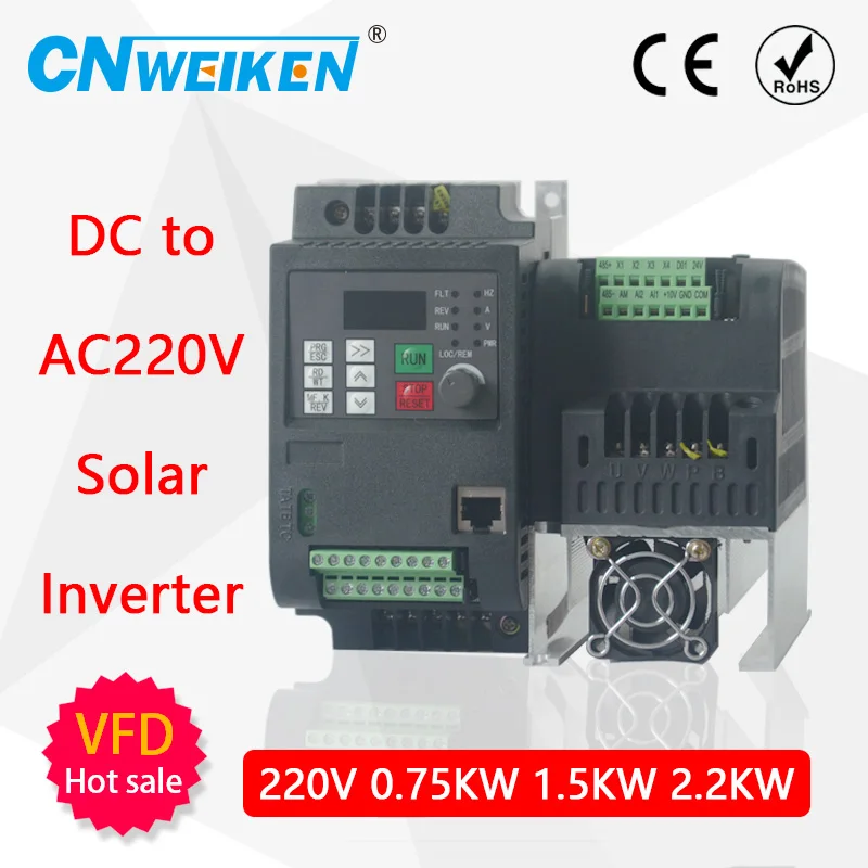 Solar Pump 0.75kw/1.5kw/ 2.2kw 220v 1HP/2HP/3HP/5HP Inverter Frequency Inverters For Submersible Motors And Pumps | Обустройство дома