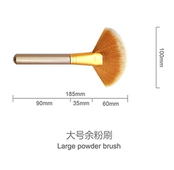 

Makeup brushes professional with natural hair Fan Brush Portable 1PCS Beauty pinceis de maquiagem profissional YA319-13