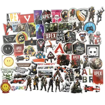 

68PCS APEX Legends Game Cartoon Stickers Doll Girl Sticker for Children Travel Case Bicycle Laptop Notebook Kid Anime Stickers
