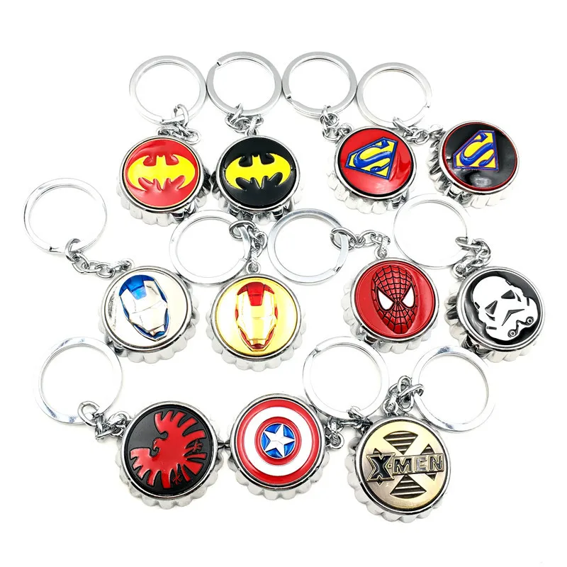 Фильм Америка Капитан Железный человек Человек человек паук звездные войны креативная открывалка для бутылок брелок Подвеска международная торговля Горячая