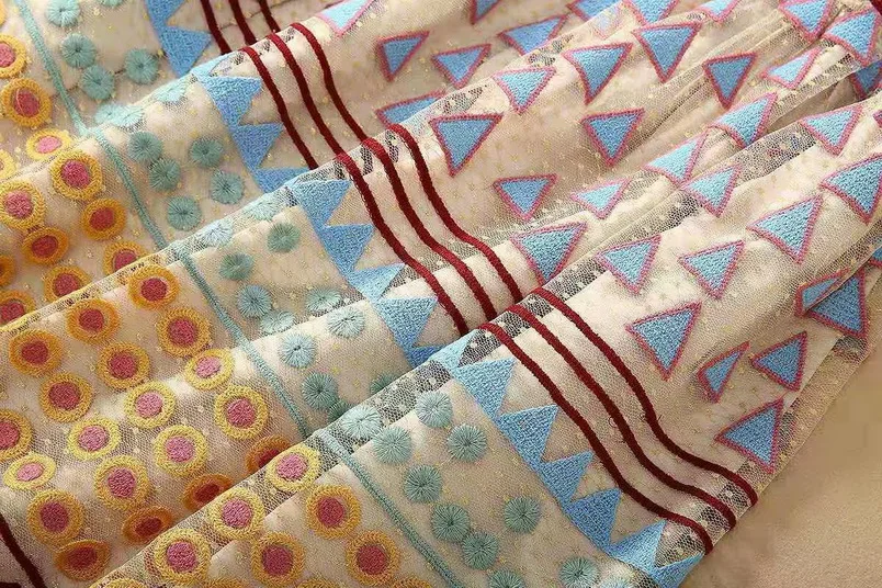 Novia вечерние платья сезона весна-лето, женское облегающее платье трапециевидной формы с круглым вырезом и вышивкой с геометрическими узорами и коротким рукавом