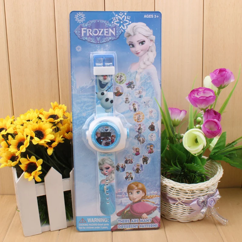Disney Frozen 2 Doll Toy Story Electronic Watch 3D Projection Table 20 Figure Glowing Children's Birthday Gift | Игрушки и хобби