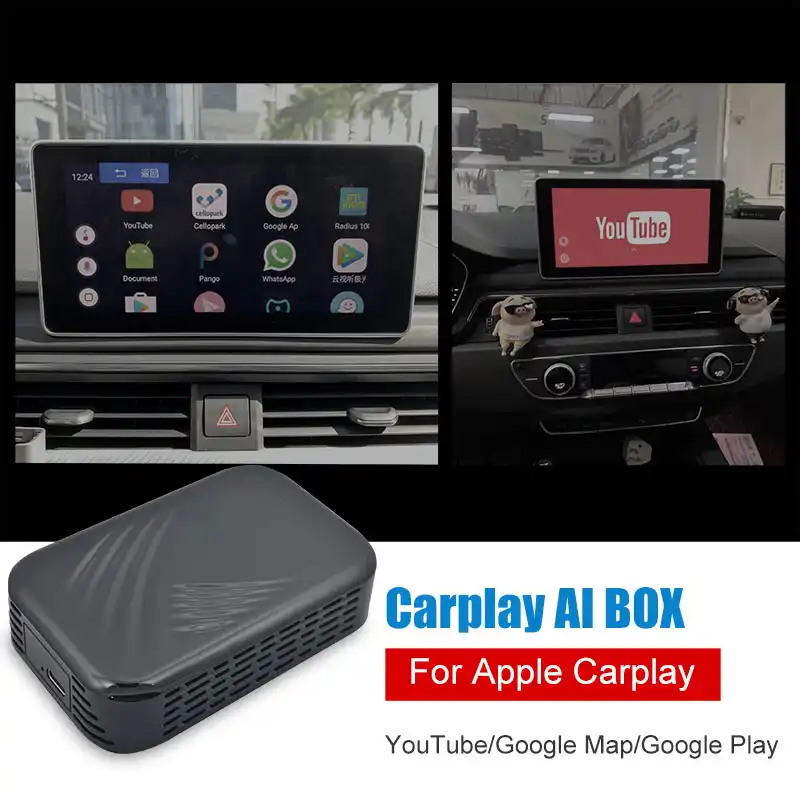 Автомобильная ТВ-приставка Apple Carplay AI BOX, автомобильная развлекательная система AI для Mercedes Audi VW Nissan Honda Ford Pixon Toyota, Автомобильный плеер