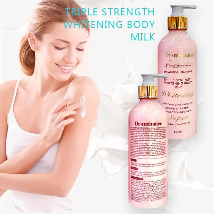 500ml 24 K Gold Glutathione Body Lotion Moisturizing Brightening Firming body cream whitening |