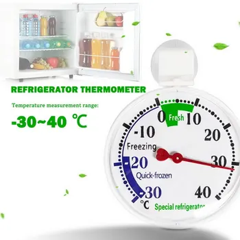 

Monitor Gauge 1pc Large Dial Fridge Freezer Thermometer Refrigerator Temperature Monitor Gauge No Power And Battery Required