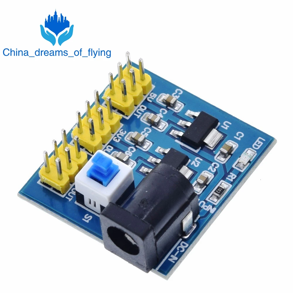 TZT DC-DC 12V To 3.3V 5V Buck Step down Power Supply Module For Arduino | Электронные компоненты и принадлежности