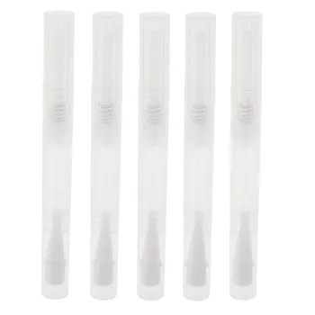 

5pcs 3ml Empty Transparent Pen Cosmetic Container Lip Gloss Eyelash Growth Plastic Liquid Nutrition oil Pen
