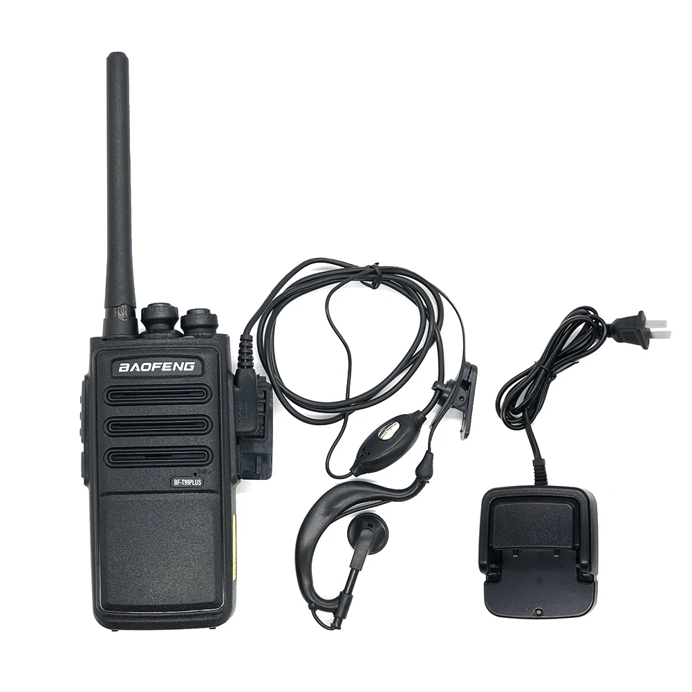 Baofeng-T99PLUS портативная рация с большим радиусом действия, двухстороннее радио 400-470 МГц, УКВ, Двухдиапазонный портативный Радиоприемник, домофон