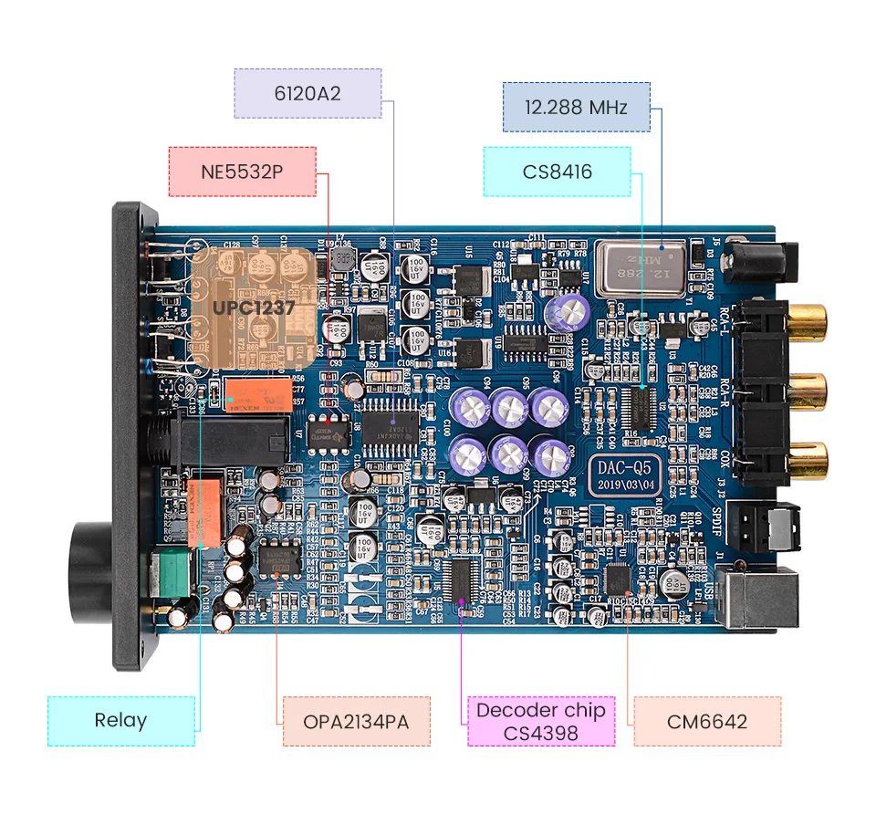 AIYIMA мини-усилитель портативные наушники HiFi AUX усилители TPA6120 PC-USB DAC декодер Аудио гарнитура Amplificador с регулятором громкости