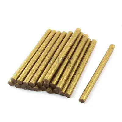 

20 x Gold Tone Glitter Hot Melt Glue Stick 11mm for Electric Tool Heating Gun