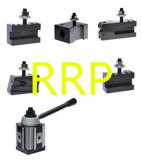

251-100 12" Piston type quick change tool post & holder set, 1 set contains 1pc 250-100 and 5 holders, Best brand "HAIDAO"