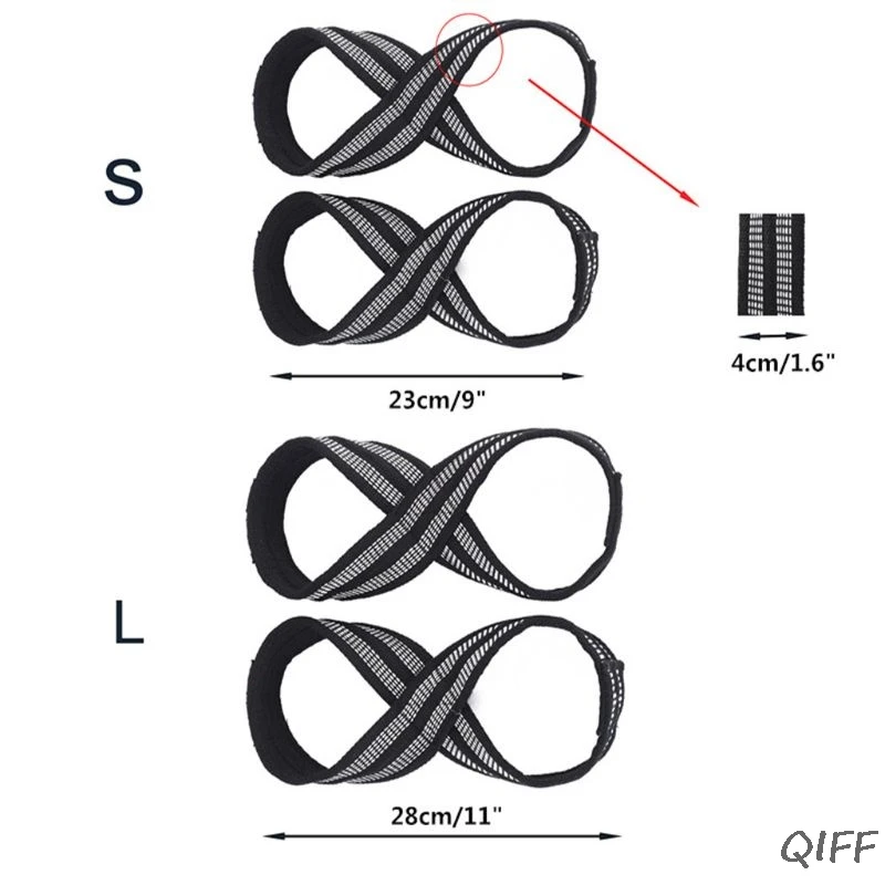 1 пара, Рисунок 8, ремешок для тяжелой атлетики, ремешок на запястье для тренажерного зала, фитнеса, подтягивания