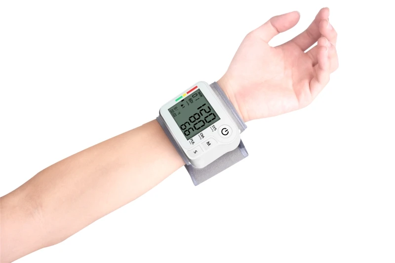 Automatic Wrist Blood Pressure Monitor LCD Digital Tonometer Sphygmomanometer Tensiometer bloeddrukmeter Bp Heart Rate Meter