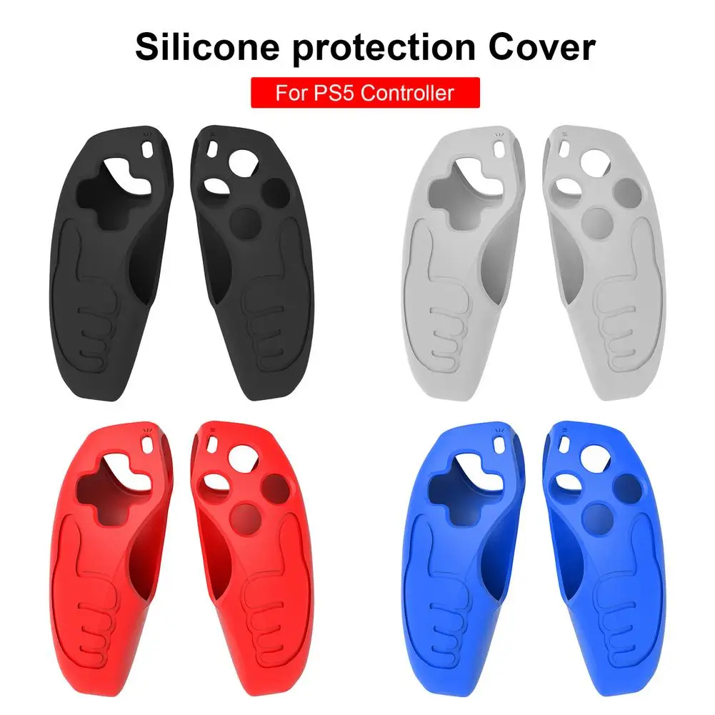 

Gamepad Protective Case For Sony PS5 Controller Grip Non-slip Silicone Cover Shell For PlayStation 5 Game Controller Accessories